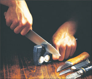 Two Stage Handheld Knife Sharpener