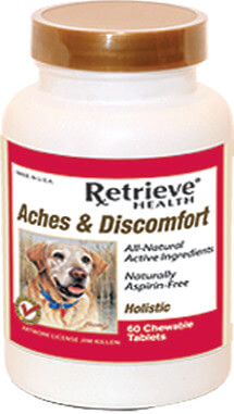 Retrieve Health Aches & Discomfort Dog Pain Relief Tablets