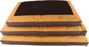 Mud River Orange Dog Beds in Three Sizes