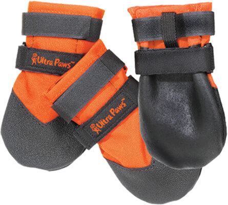 Ultra Paws Protective Dog Shoes in Orange