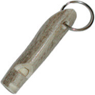 Traditional Buckhorn Whistle keychain