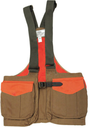 Boyt Waxed Cotton Strap Vest with Mesh Back