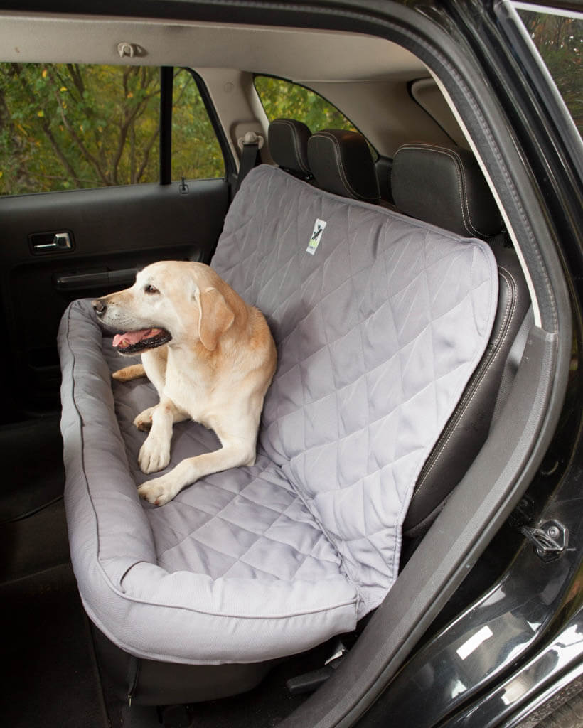 Comfortable & Protective Quilted Back Seat Car Cushion