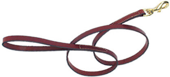 Leather Dog Lead Leash - 6 in