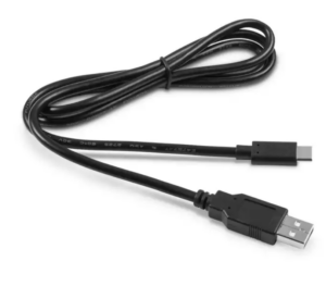 USB-A to USB-C charging and connection cord for Garmin TT25 and Alpha 200 or 300 series.